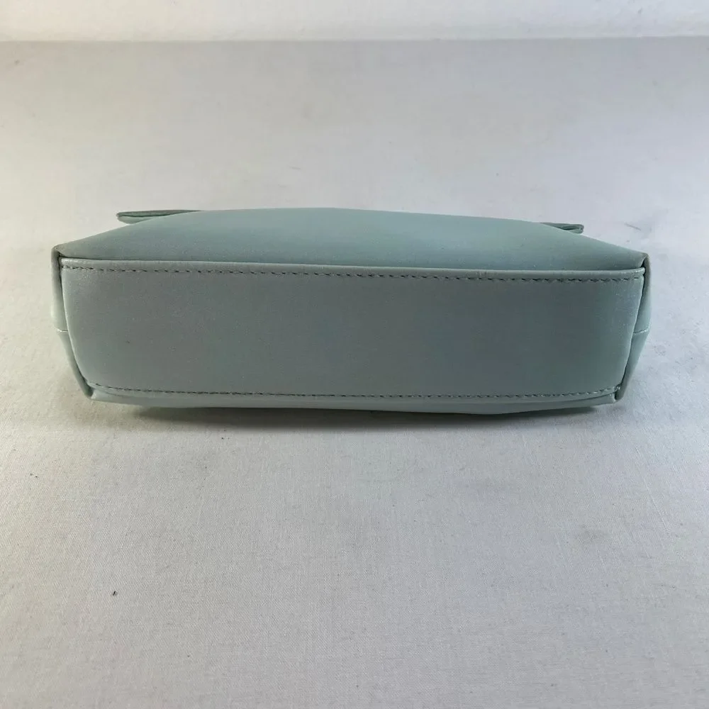 Estee Lauder Womens Small Cosmetic Bag Makeup Clutch Vinyl Lined Snap Top 8